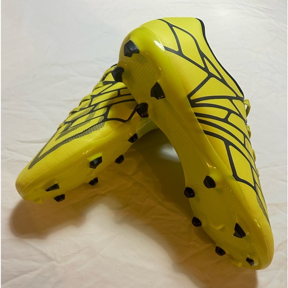 YELLOW UMBRO VELOCITA ALCHEMIST LEAGUE FG MEN'S SOCCER CLEATS - Picture 5 of 11